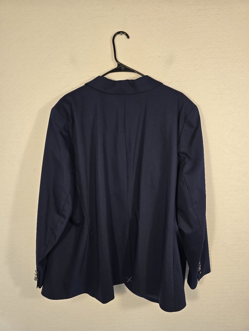 NWT chaps Navy Blue Classic Lined 3 Button Business Blazer. Ladies 24W - Picture 10 of 11